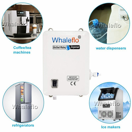 Application typique du système de distributeur d'eau en bouteille Whaleflo
